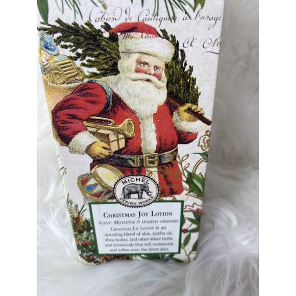Michel Design Works Christmas Joy Lotion 8oz Shea Butter Holiday Santa NIB - Picture 4 of 8